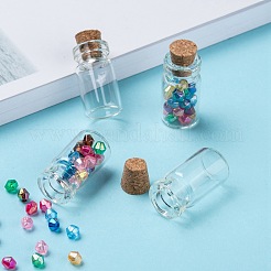 Glass Wishing Bottle Bead Containers&nbsp;CON-Q014