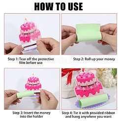 Acrylic Money Holder Card&nbsp;AJEW-WH0009-81