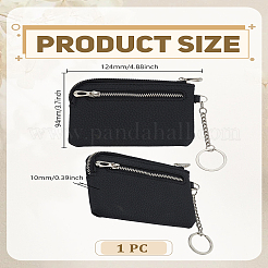 PU Leather Zipper Wallets&nbsp;ABAG-WH0048-34B
