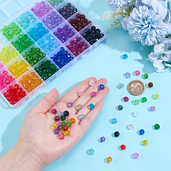 24 Colors Transparent Acrylic Beads&nbsp;TACR-PH0001-93A