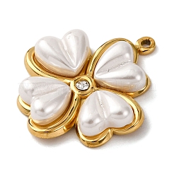 304 Stainless Steel Rhinestone Pendants&nbsp;STAS-L299-03G