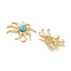 Dyed Synthetic Turquoise Sea Animal Pendants&nbsp;STAS-H483-33C-G