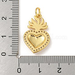 Rack Plating Brass Micro Pave Cubic Zirconia Pendants&nbsp;KK-A200-07G-02