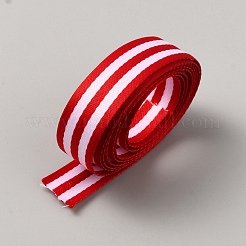 Polyester Striped Ribbons&nbsp;DIY-WH0580-13D