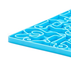Word DIY Pendant Silicone Molds&nbsp;DIY-I085-41