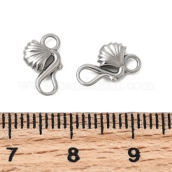 304 Stainless Steel Hook Clasps&nbsp;STAS-Z179-07P