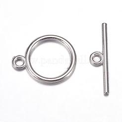 Tibetan Style Toggle Clasps&nbsp;X-TIBE-A12208-P-NR