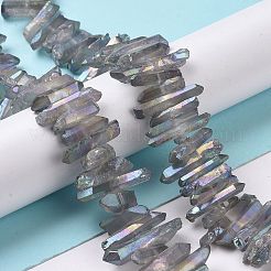 Natural Quartz Crystal Points Beads Strands&nbsp;G-K181-B21