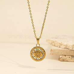 Brass Evil Eye Pendant Necklaces&nbsp;JK0214