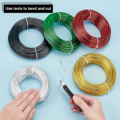 Round Anodized Aluminum Wire&nbsp;AW-BC0007-3.0mm-10