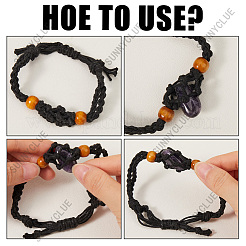 6Pcs Waxed Cotton Cord Braided Bracelets&nbsp;BJEW-SC0001-25