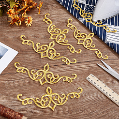 16Pcs Flower Polyester Computerized Embroidery Cloth Iron on/Sew on Patches&nbsp;PATC-HY0001-72