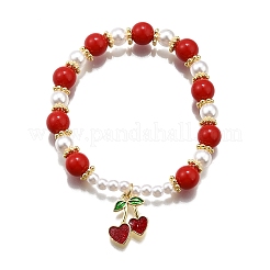 Brass Stretch Bracelets&nbsp;BJEW-C098-02B