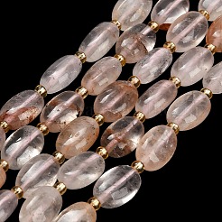Natural Hematoid Quartz/Ferruginous Quartz Beads Strands&nbsp;GG-CBA5B6F-D02-01
