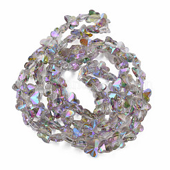 Electroplate Transparent Glass Beads Strands&nbsp;EGLA-N002-20A-D05