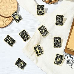 10Pcs 10 Styles Alloy Enamel Pins&nbsp;JEWB-CJ0001-67