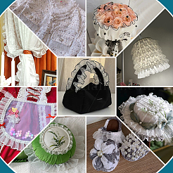 8 Yards Polyester Pleated Lace Trim&nbsp;OCOR-WH0080-87A