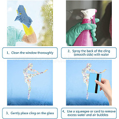 Waterproof PVC Laser No-Glue Stickers&nbsp;DIY-WH0304-221F