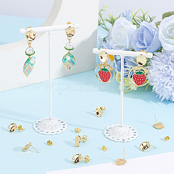 20Pcs Brass Stud Earring Findings&nbsp;KK-BBC0028-65