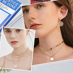 3Pcs 925 Sterling Silver Chain Extender&nbsp;FIND-BBC0001-26G