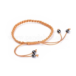 Adjustable Waxed Polyester Braided Cord Bracelets&nbsp;BJEW-JB04340