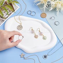 Gesso Jewelry Dish&nbsp;DJEW-WH0037-87