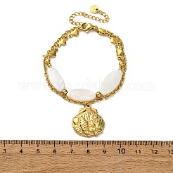304 Stainless Steel Multi-strand Bracelets&nbsp;BJEW-L708-04G