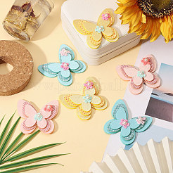 24Pcs 3 Colors Butterfly Sew on Cloth Patches&nbsp;PATC-CA0001-37