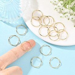 SHEGRACE Brass Linking Rings&nbsp;XGRQ64305-875G