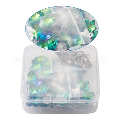 Electroplate Faceted Glass Pendants&nbsp;GLAA-TA0003-04