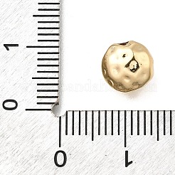 Brass Micro Pave Clear Cubic Zirconia Beads&nbsp;KK-U061-15A-G