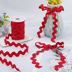 Polyester Wave Lace Trim Ribbon&nbsp;OCOR-XCP0003-07B-02