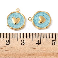 304 Stainless Steel Enamel Charms&nbsp;STAS-U057-14G-02
