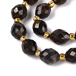 Natural Bronzite Beads Strands&nbsp;G-N342-53-8x6-06