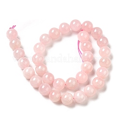 Natural Madagascar Rose Quartz Beads Strands&nbsp;G-F641-01-E