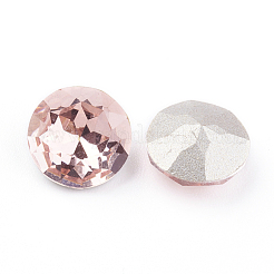 Pointed Back & Back Plated Glass Rhinestone Cabochons&nbsp;RGLA-J012-8mm-102