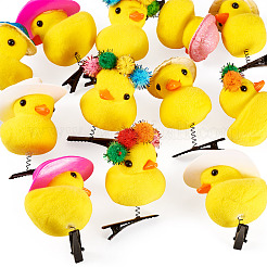 12Pcs 3 Styles Wool with Alligator Hair Clips for Girl&nbsp;PHAR-TA0001-21