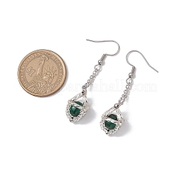 Glass Seed Beads Dangle Earrings&nbsp;EJEW-MZ00350-02
