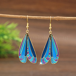 Alloy Enamel Dangle Earrings&nbsp;WG3C029-01