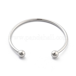 Brass Open Cuff Bangles&nbsp;BJEW-G736-07P