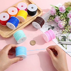 50M 10 Colors Hollow Pipe PVC Tubular Synthetic Rubber Cord&nbsp;RCOR-SC0001-02