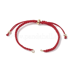 3Pcs 3 Colors Braided Nylon Cord Slider Bracelet Making&nbsp;AJEW-JB01236