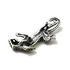 Alloy Rhinestone Brooches&nbsp;JEWB-P013-19AS