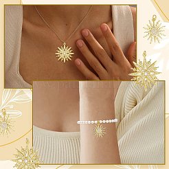 5Pcs Brass Micro Pave Cubic Zirconia Pendants&nbsp;ZIRC-SZ0005-73