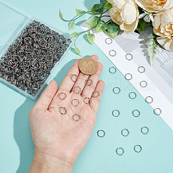 600Pcs 304 Stainless Steel Split Rings&nbsp;STAS-ME0002-55