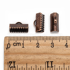 Mixed Iron Ribbon Crimp Ends&nbsp;E005Y-M