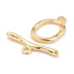 Rack Plating Brass Toggle Clasps&nbsp;KK-B036-06G