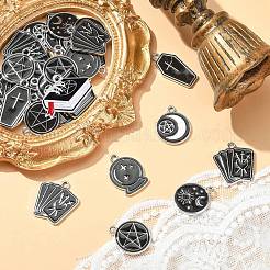 35Pcs 7 Styles Alloy Enamel Pendants&nbsp;ENAM-CJ0004-67