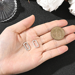 2Pcs 2 Styles 925 Sterling Silver Spring Gate Rings&nbsp;FIND-SC0020-64