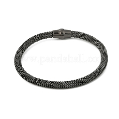 304 Stainless Steel Mesh Chain Bracelets for Women Men&nbsp;BJEW-Z087-19B